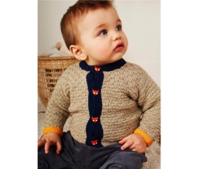 Patron tricot Gilet col rond - Bergère de France