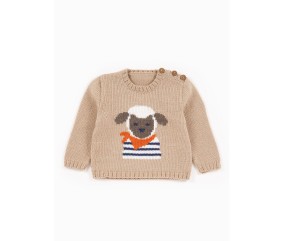 Patron tricot Pull jacquard mouton - Bergère de France