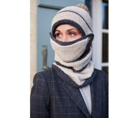 Patron gratuit Enesemble bonnet, snood et masque