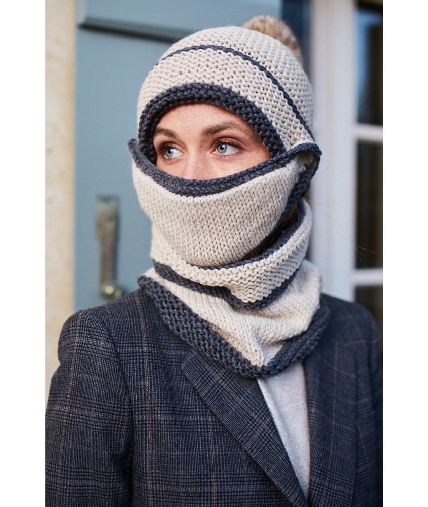 Patron gratuit Enesemble bonnet, snood et masque