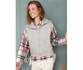 Patron tricot Sur-pull zippé - Bergère de France