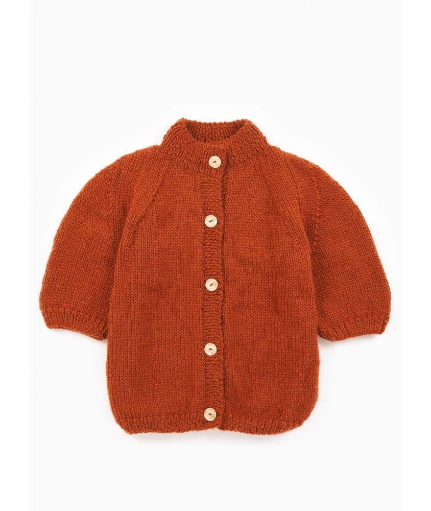 Patron tricot Gilet manches 3/4 - Bergère de France