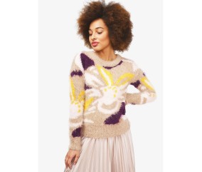 Patron tricot Pull motif jacquard - Bergère de France