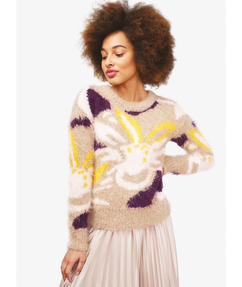 Patron tricot Pull motif jacquard - Bergère de France