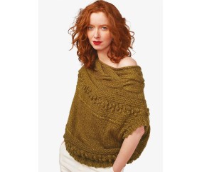 Patron tricot gratuit Pull à torsades sans manches