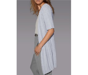 Patron tricot gratuit Veste fantaisie manches courtes