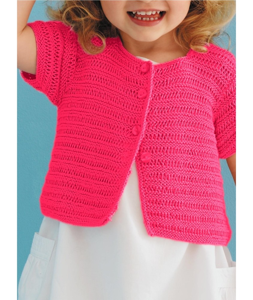 Patron tricot Gilet ajouré - Bergère de France