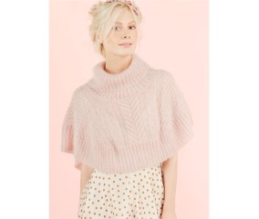 Patron tricot Mini poncho mohair - Bergère de France