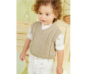 Patron tricot Débardeur - Bergère de France