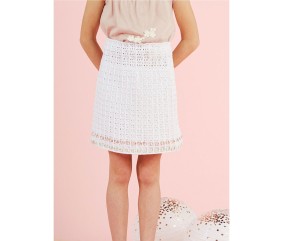 Patron crochet gratuit Jupe enfant au crochet