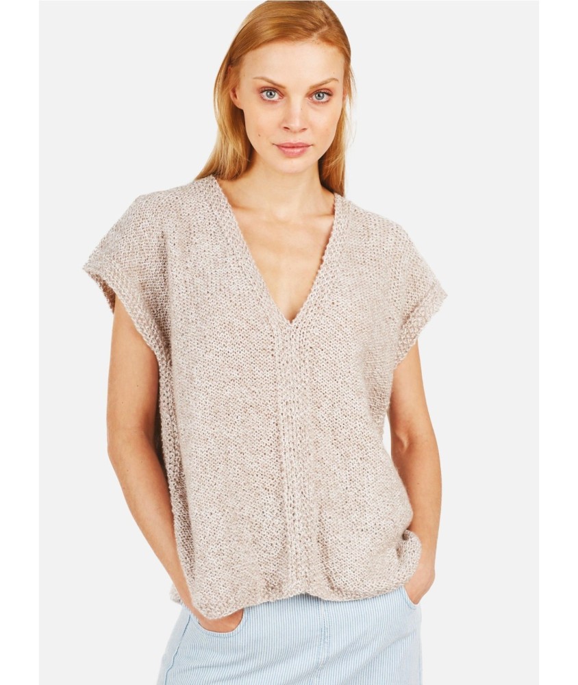 Patron tricot Débardeur ample - Bergère de France