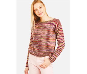 Patron tricot Pull fin col bateau - Bergère de France