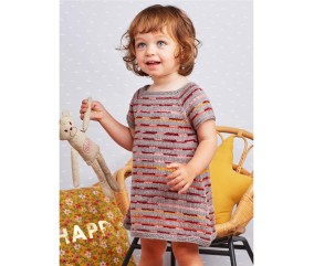 Patron tricot Robe top down - Bergère de France