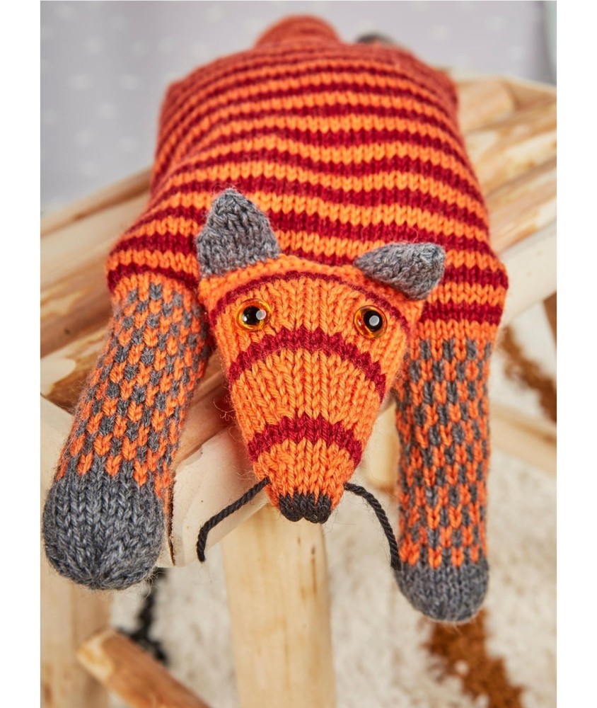 Patron tricot Doudou renard - Bergère de France