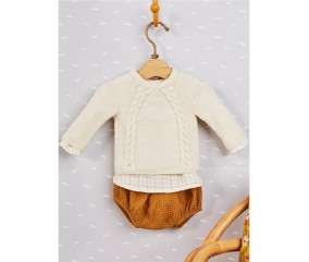 Patron tricot Brassière à torsades - Bergère de France