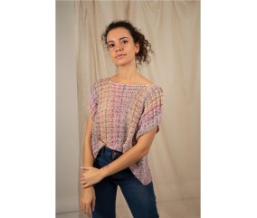 Patron tricot gratuit Pull "Loose" sans manches