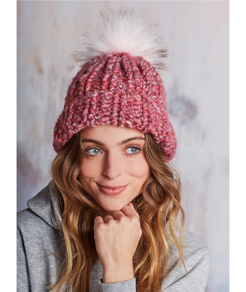 Patron tricot Bonnet sans couture - Bergère de France