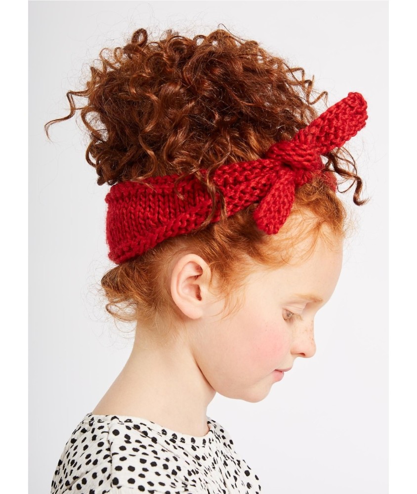 Patron tricot gratuit Bandeau à nouer enfant