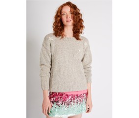 Patron tricot Pull col rond adulte - Bergère de France