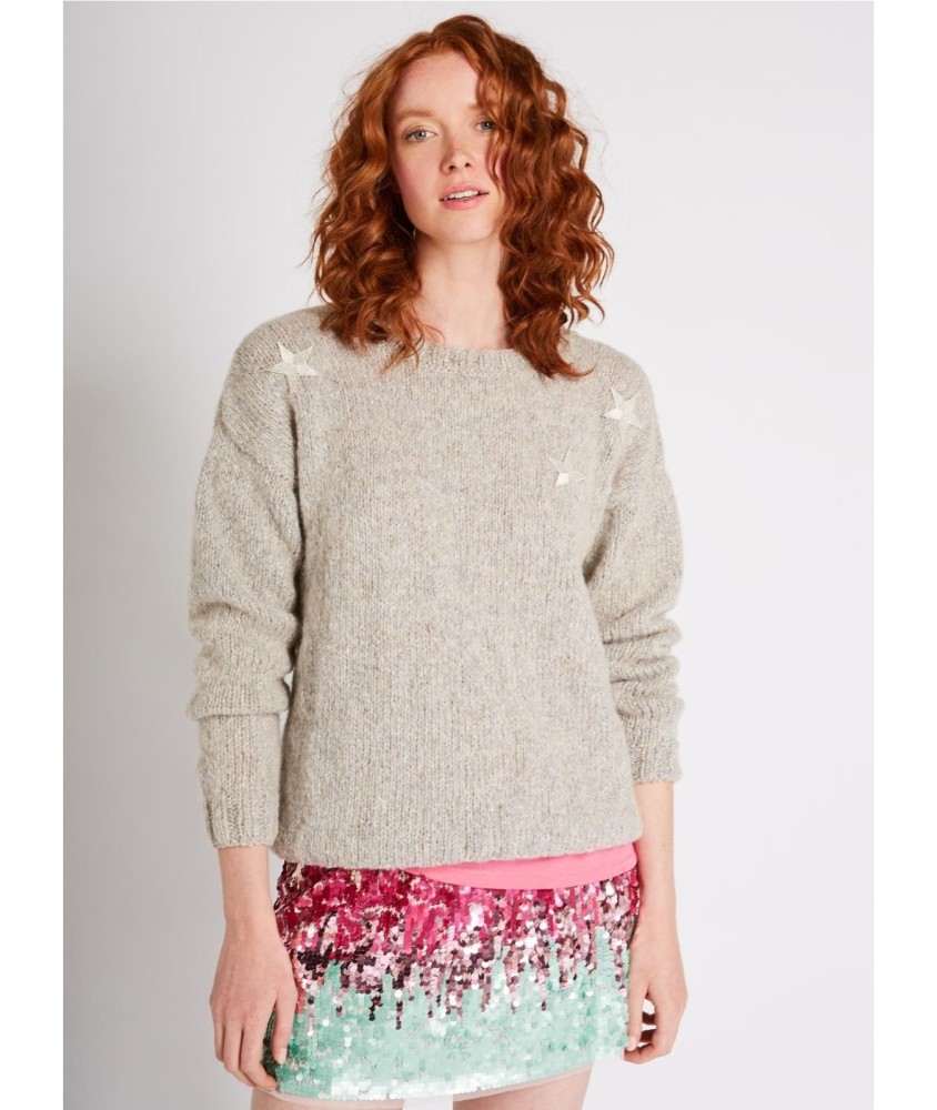 Patron tricot Pull col rond adulte - Bergère de France