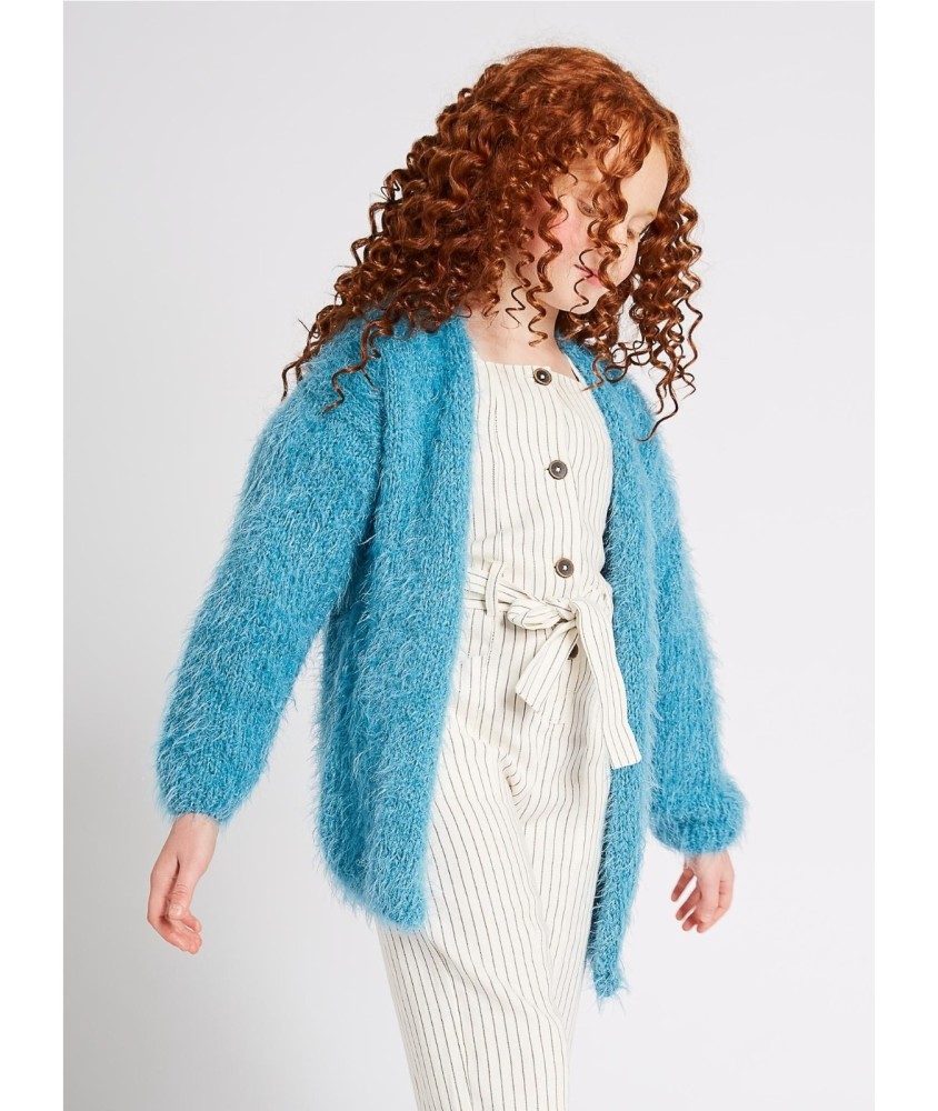 Patron tricot Gilet long poilu - Bergère de France