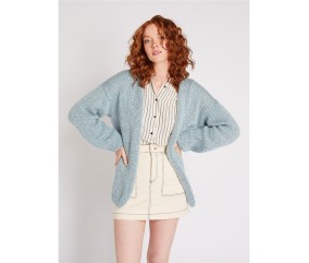Patron tricot Gilet long mohair - Bergère de France