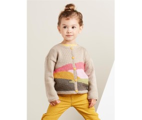 Patron tricot Cardigan jacquard - Bergère de France