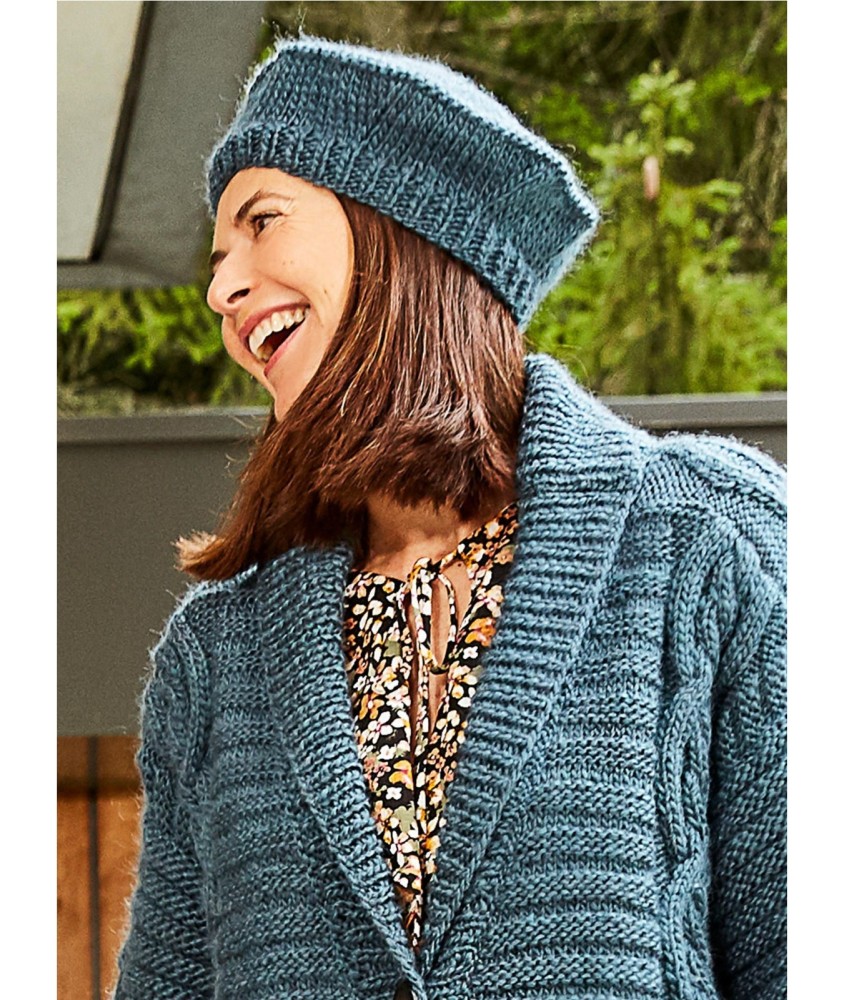 Patron tricot gratuit Beret femme - Bergère de France