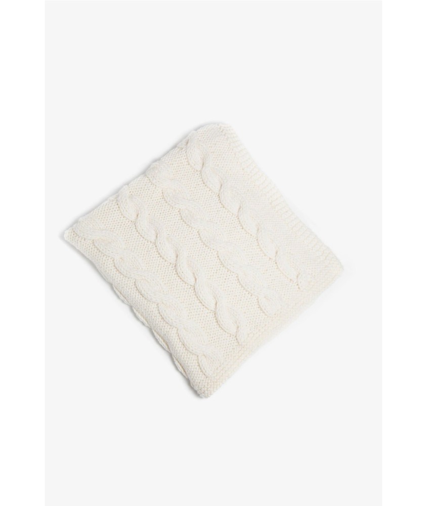 Patron tricot gratuit Couverture à torsades