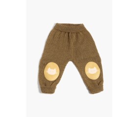 Patron tricot gratuit Pantalon à genouillères