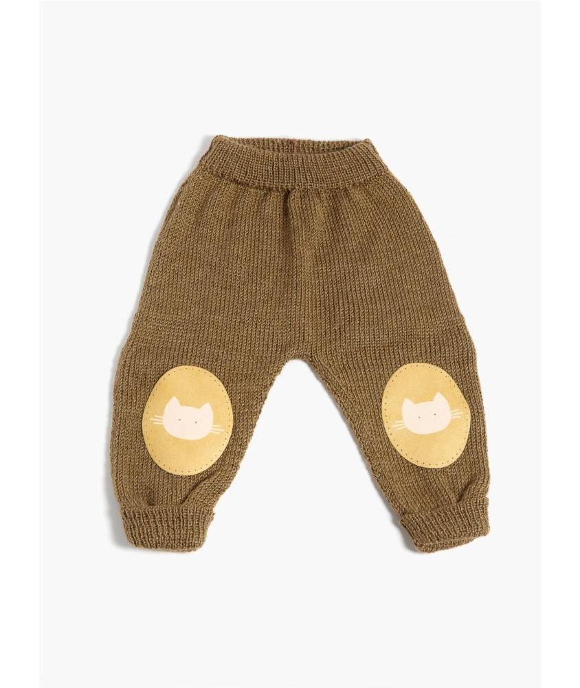 Patron tricot gratuit Pantalon à genouillères