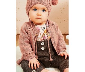 Patron tricot Gilet ajouré raglan - Bergère de France