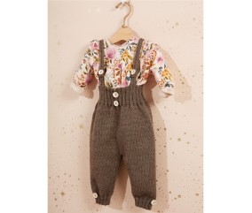 Patron tricot Pantalon à bretelles - Bergère de France