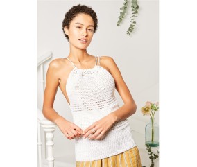 Patron crochet Top au crochet - Bergère de France