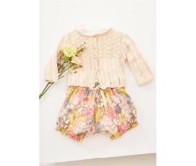 Patron tricot Cardigan ajouré - Bergère de France