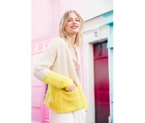 Patron tricot Gilet à poches - Bergère de France