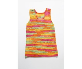 Patron crochet gratuit Top bretelles larges au crochet