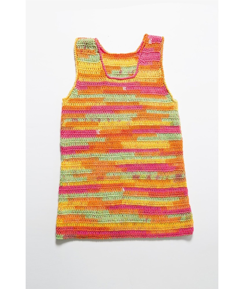 Patron crochet gratuit Top bretelles larges au crochet