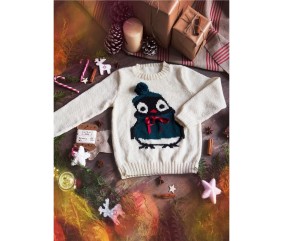 Patron tricot Pull Noël enfant - Bergère de France