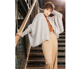 Patron tricot Veste ample - Bergère de France