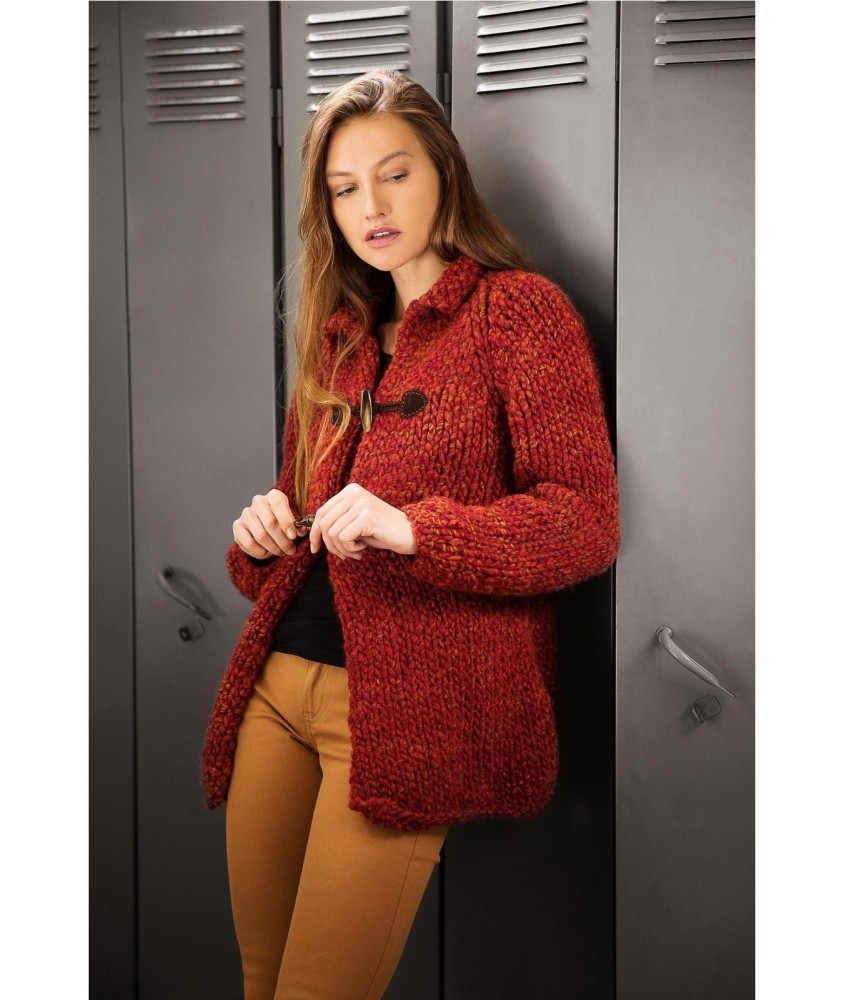 Patron tricot Veste raglan - Bergère de France