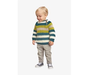 Patron tricot Pull rayé - Bergère de France