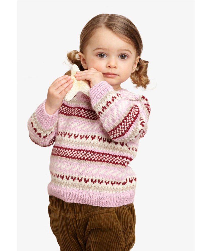Patron tricot Pull jacquard - Bergère de France