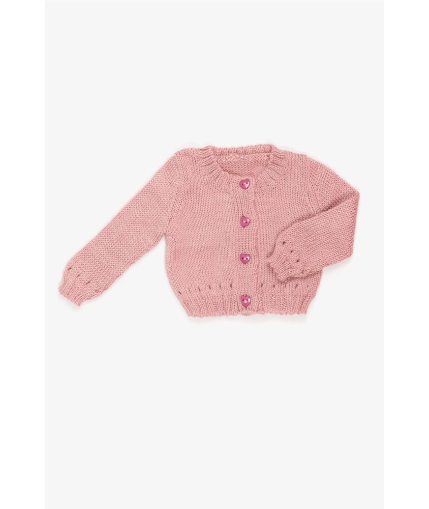 Patron tricot Cardigan ajouré - Bergère de France