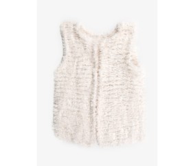 Patron tricot gratuit Gilet fourrure sans manches