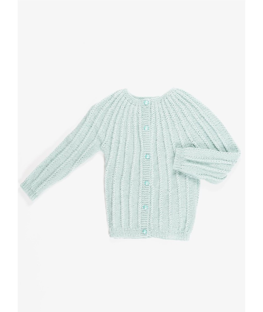 Patron tricot Gilet Top Down - Bergère de France