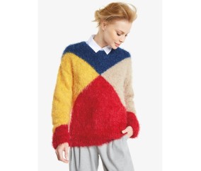 Patron tricot Pull color block - Bergère de France