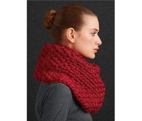 Patron crochet gratuit Gros snood débutant au crochet