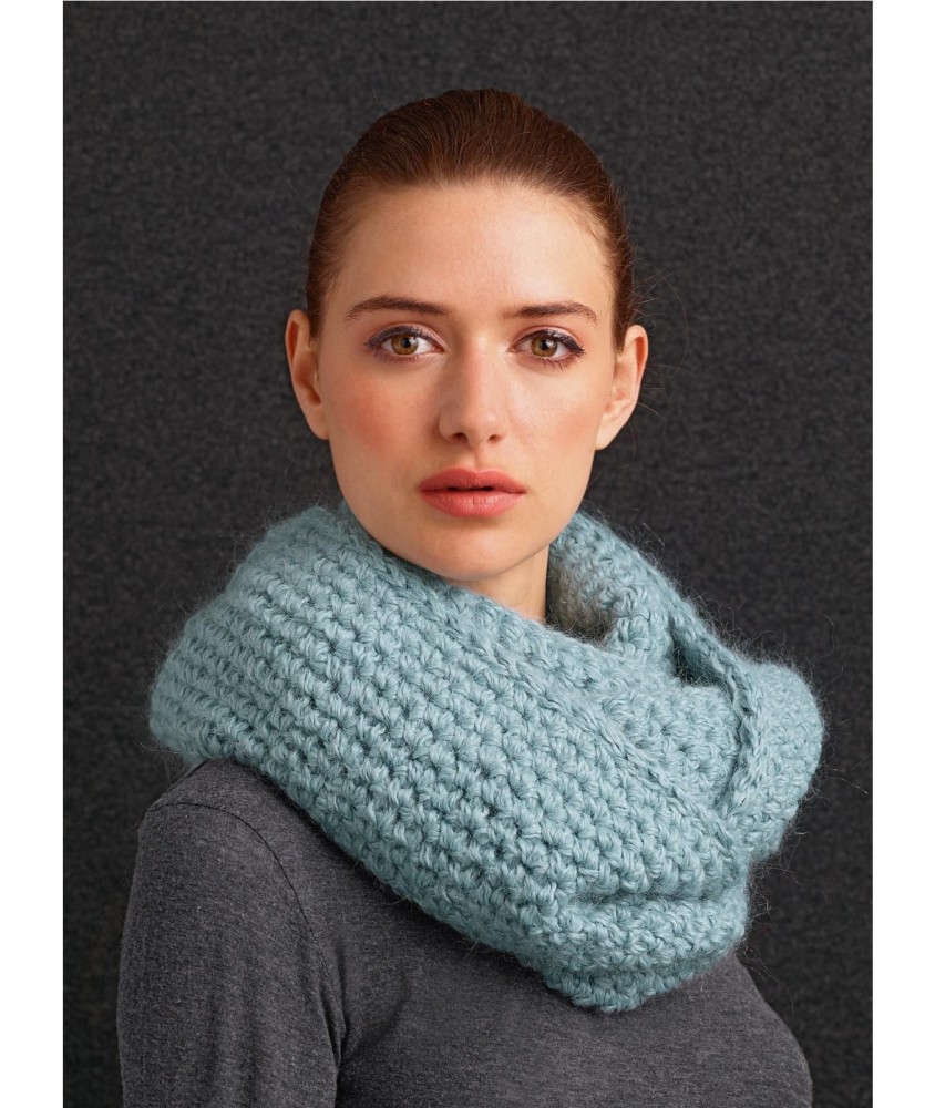 Patron crochet gratuit Snood facile au crochet