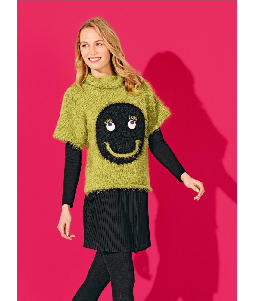 Patron tricot gratuit Pull manches courtes Harmony
